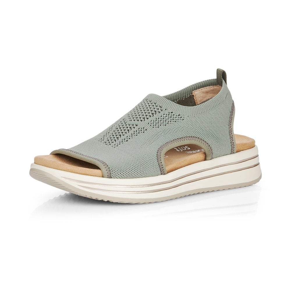 Remonte Sandaler Dam Gröna - Slip On Sandaler | 023146PGN